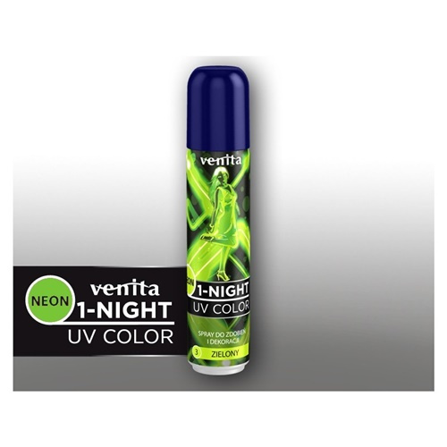 VENITA 1-night UV color NEON - GREEN - Kliknutím na obrázok zatvorte -